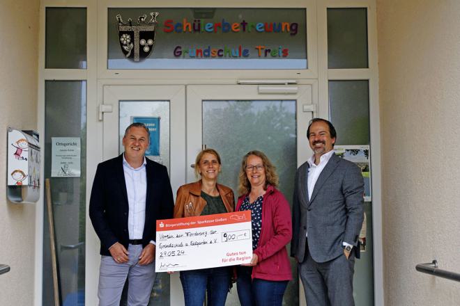 Bürgerstiftung der Sparkasse Gießen unterstützt Grundschule am Edelgarten