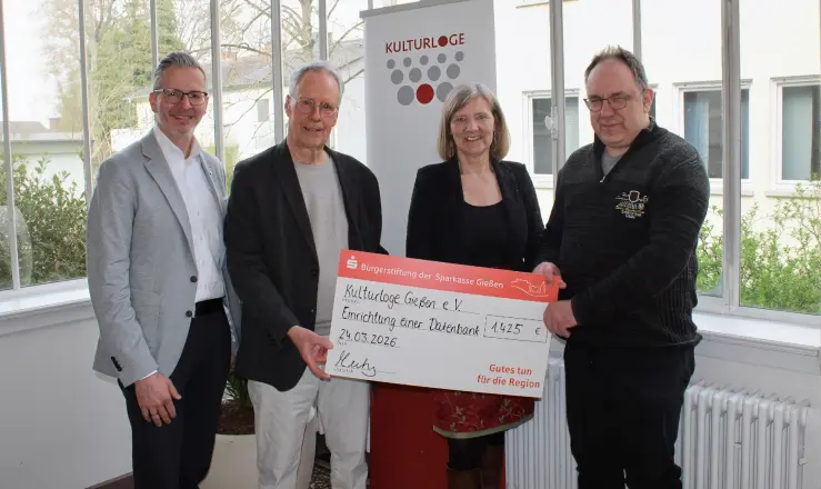 Die Bürgerstiftung SK Gießen unterstützt Kulturloge Gießen