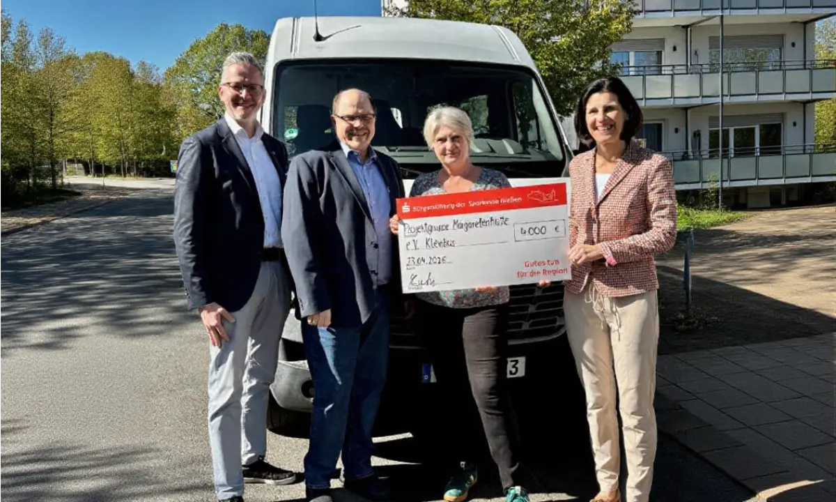 Bürgerstiftung der Sparkasse Gießen unterstützt Projektgruppe Margarethenhütte e.V.